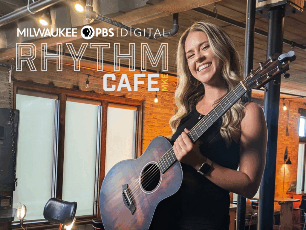 Mie performing — PBS Milwaukee "Rhythm Cafe", Milwaukee 2024.